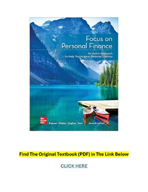 Thumbnail for Focus On Personal Finance 7th Edition PDF