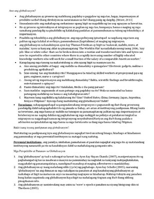 Thumbnail for Globalisasyon