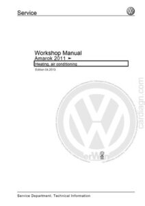 Heating & Air Conditioning VW Amarok 10 16 PDFs Free Online thumbnail