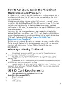 How To Get SSS ID Card In The Philippines Requirements And Procedure thumbnail