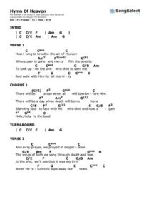 Hymn Of Heaven Chords C thumbnail