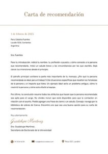 Carta de recomendación thumbnail