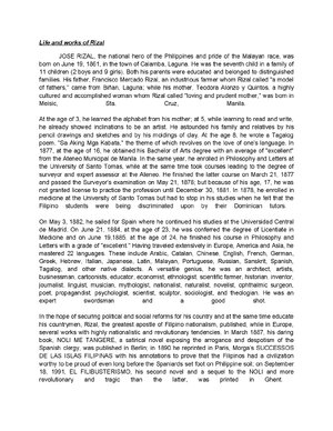 Thumbnail for Life And Works Of Rizal