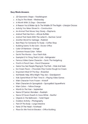 Thumbnail for Longest Answer Wins (Answer KEY)