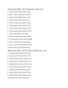 Microsoft Office 365 Product Key Free List thumbnail