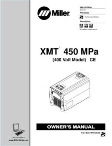 Miller XMT 450 MPa User thumbnail