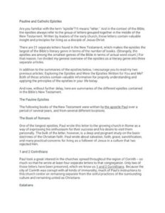 Pauline And Catholic Epistles thumbnail