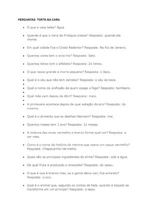 Thumbnail for Perguntas Torta Na Cara