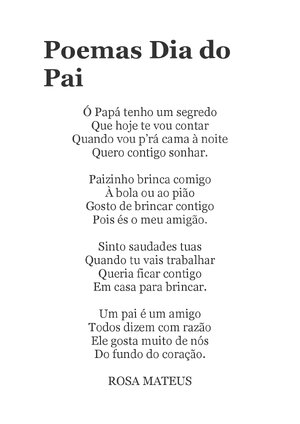 Thumbnail for Poemas Dia Do Pai
