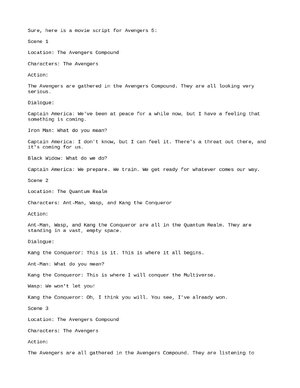 Thumbnail for Script