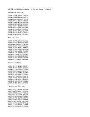 Thumbnail for Serial Keys