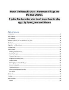 Tanned Girl Natsuki Impregnaria Village And The 5 Shrines GUIDE V2 thumbnail