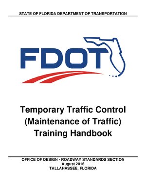 Thumbnail for Temporary Traffic Control Training Handbook