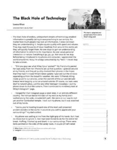 The Black Hole Of Technology Accessible Leveled Text PDF thumbnail
