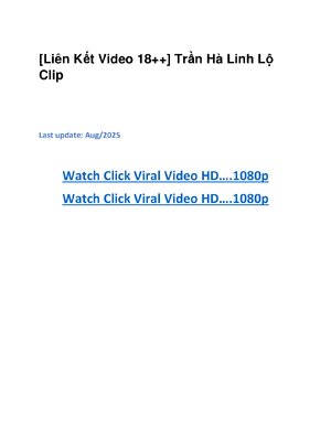 Thumbnail for TrầN Hà Linh Lộ Clip