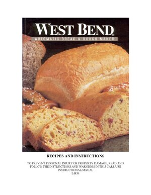 Thumbnail for West Bend Breadmaker 41080 Recipes