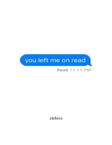 You Left Me On Read Akhira thumbnail