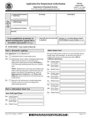 Thumbnail for i-765 Form​