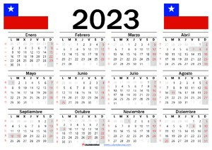 Calendario 2023 Chile Con Feriados thumbnail