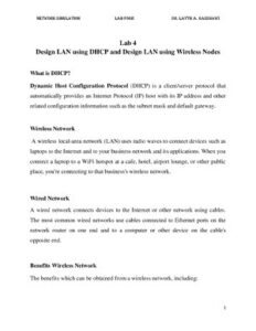 Lab Report 4.3.4: Configuring a DHCP Server with IPv4 Settings thumbnail