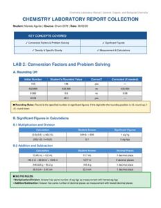 LAB 2 & 3: Measurement & Conversion in Chemistry (Chem 2070) thumbnail