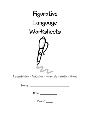 Thumbnail for Figurative Language Worksheets