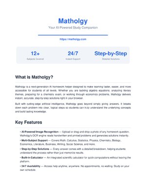 Thumbnail for Matholgy Overview