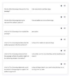 Cats and Dogs Passage test Quizlet thumbnail