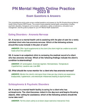 Thumbnail for PN Mental Health Online Practice 2023