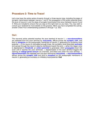 Thumbnail for Procedure 2 Time To Trace