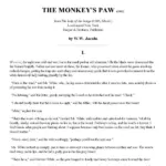 6 The Monkeys Paw By WW Jacobs