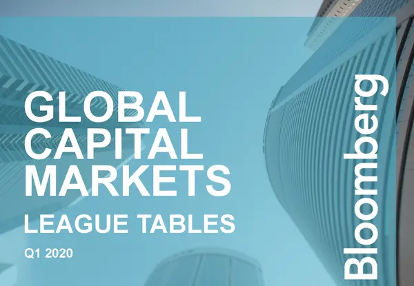 Global Capital Markets League tables Q1 2020