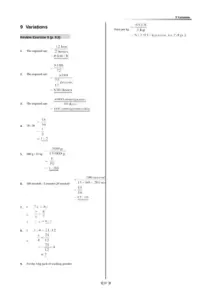 Mathematics in Action Solutions