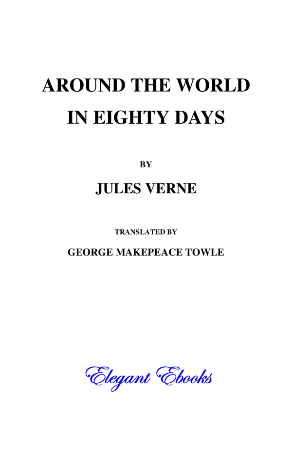 Around The World In 80 Days