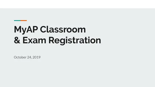 AP Parent Night Presentation