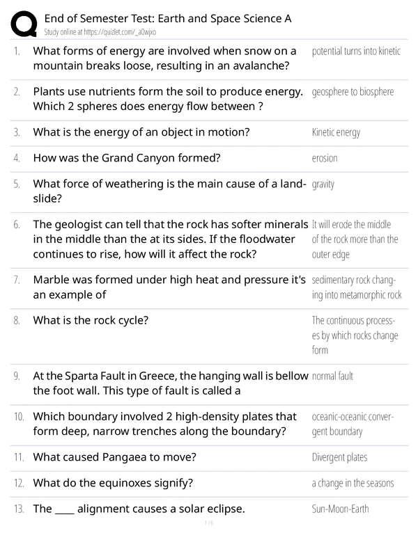 Edgenuity Earth And Space Science