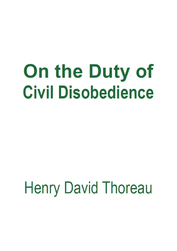 Civil Disobedience