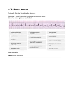 ACLS Pretest Answers 2024