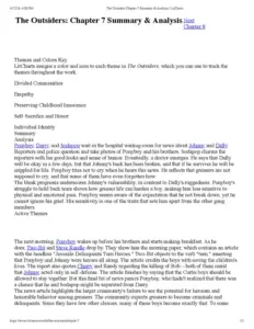 The Outsiders Chapter 7 Summary & Analysis