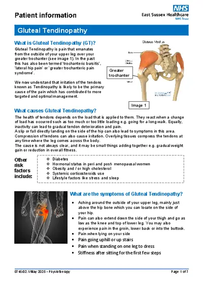 Gluteal Tendinopathy