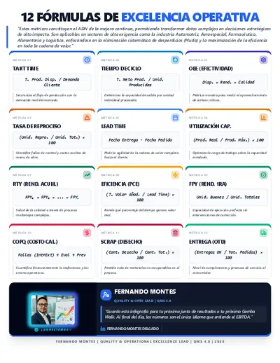 12 Fórmulas De Excelencia Operativa Fernando Montes