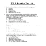 ATLS Practice Test Questions and Answers