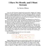 I Have No Mouth, and I Must Scream