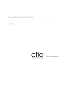 Ctia Messaging Principles And Best Practices 2023