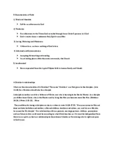 5 Characteristics Of Faith