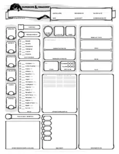 DND Character Sheet