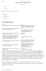 A Modest Proposal Commonlit Answers