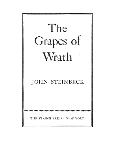 The Grapes of Wrath pdf