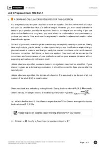 AP Calculus BC Unit 8 Progress Check FRQ Part A