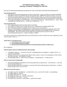 AP World History DBQs: Writing POVs and CAPs Guide